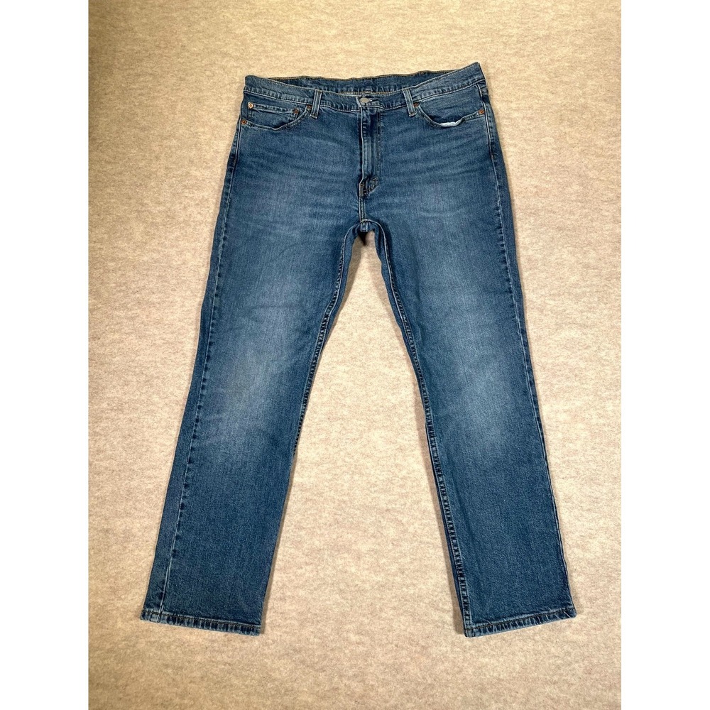 Levi's 511 Slim Jeans Mens 38x30 Blue Denim Cotton Stretch Straight Leg Casual